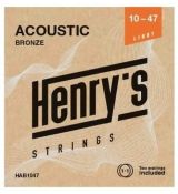 Henry's Bronze 10-47 Struny pre akustickú gitaru