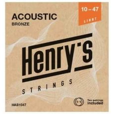 Henry's Bronze 10-47 Struny pre akustickú gitaru